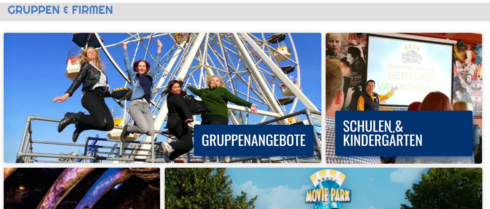 Movie Park Germany Angebote